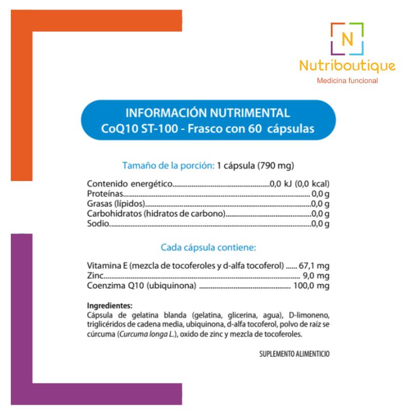 Metagenics - Metagenics CoQ10St - 100 ST - Nutriboutique