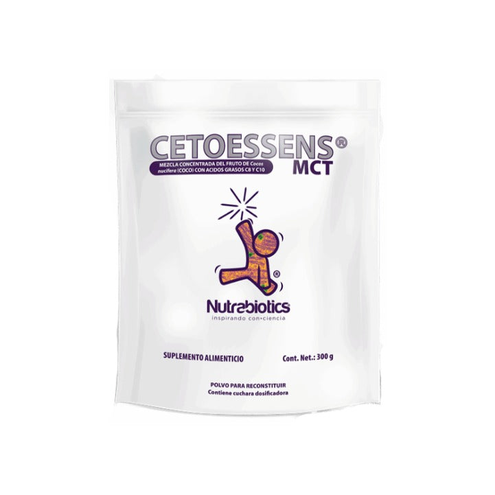 Nutrabiotics Cetoessens MCT bolsa 300 g polvo TCM coco C8 C10