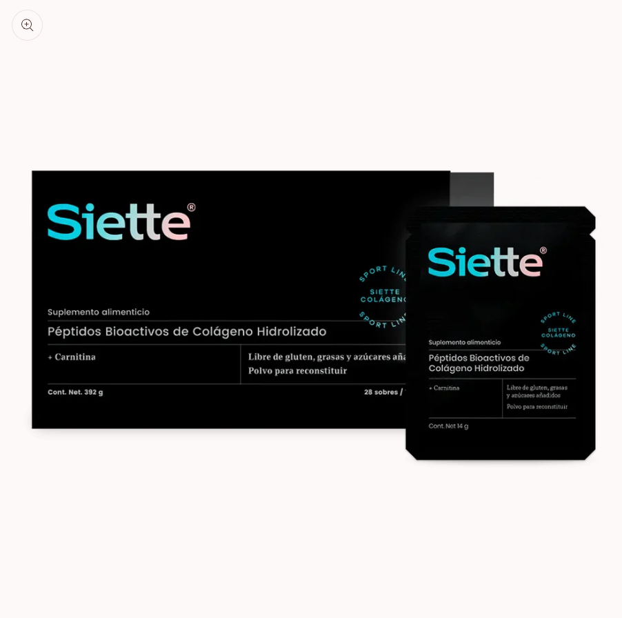 Siette Sport Péptidos Bioactivos de Colágeno Hidrolizado Caja 28 sachets