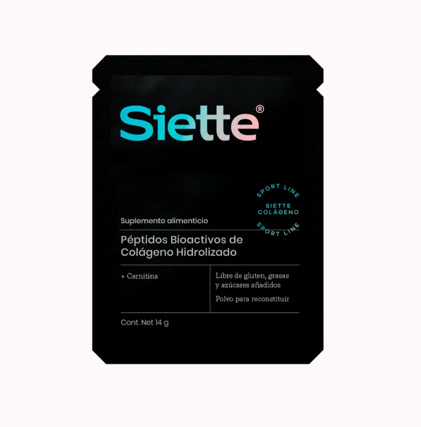 Siette Sport Péptidos Bioactivos de Colágeno Hidrolizado Caja 28 sachets