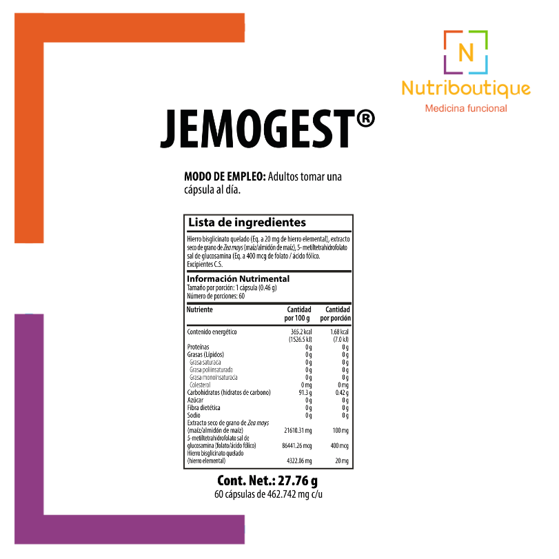 Nutrabiotics - Nutrabiotics Jemogest - Nutriboutique