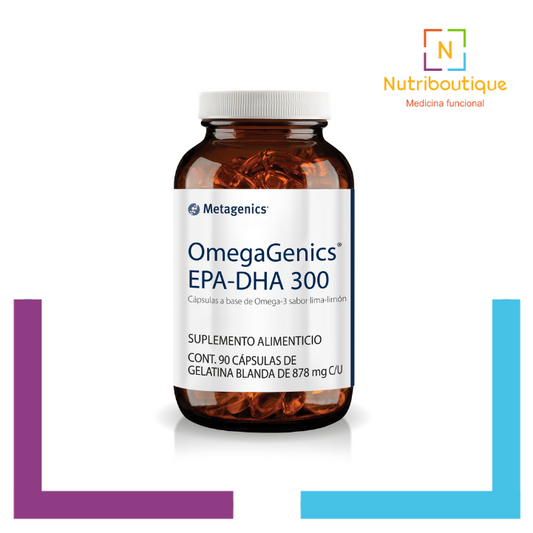 Frasco Metagenics Omegagenics EPA-DHA 300 Nutriboutique