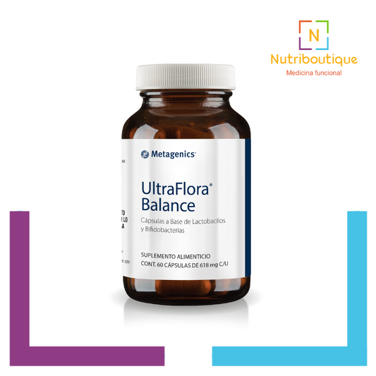 Frasco Metagenics UltraFlora Balance Nutriboutique